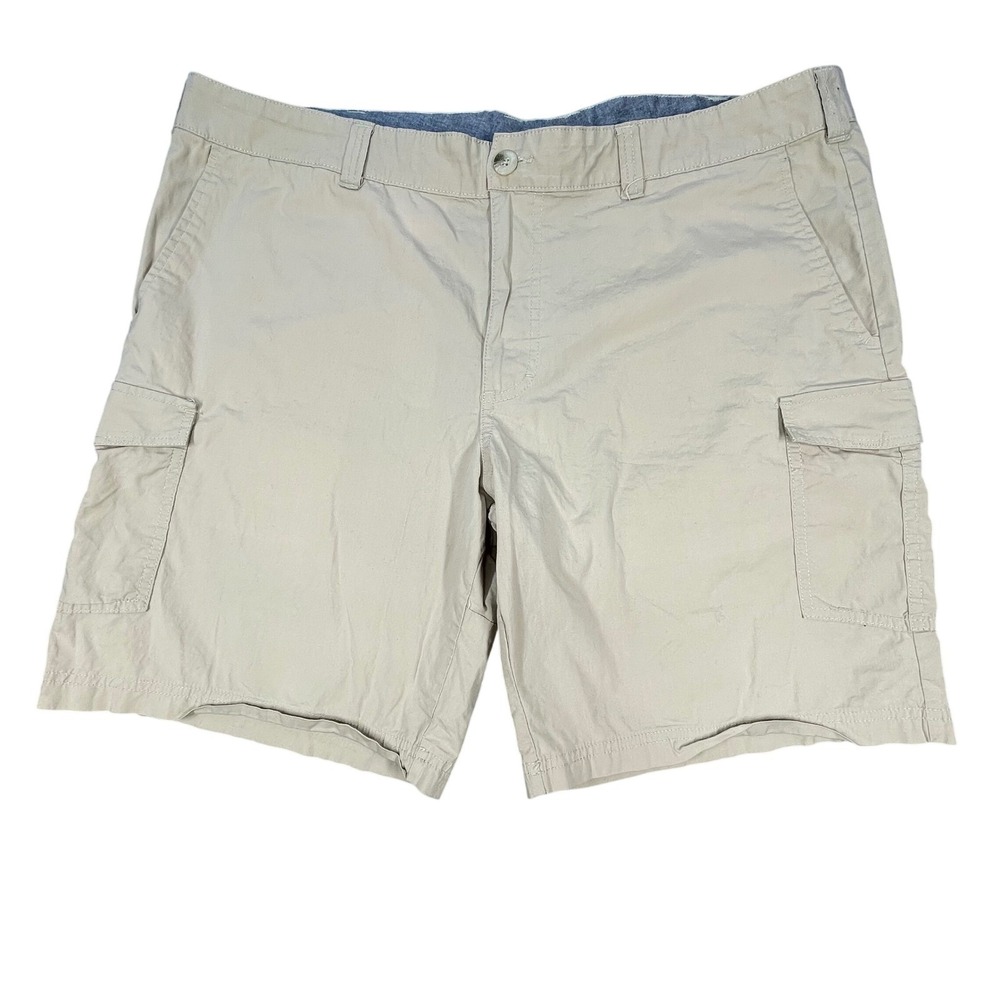 Columbia Tan Khaki Cotton Stretch Cargo Shorts Mens 42